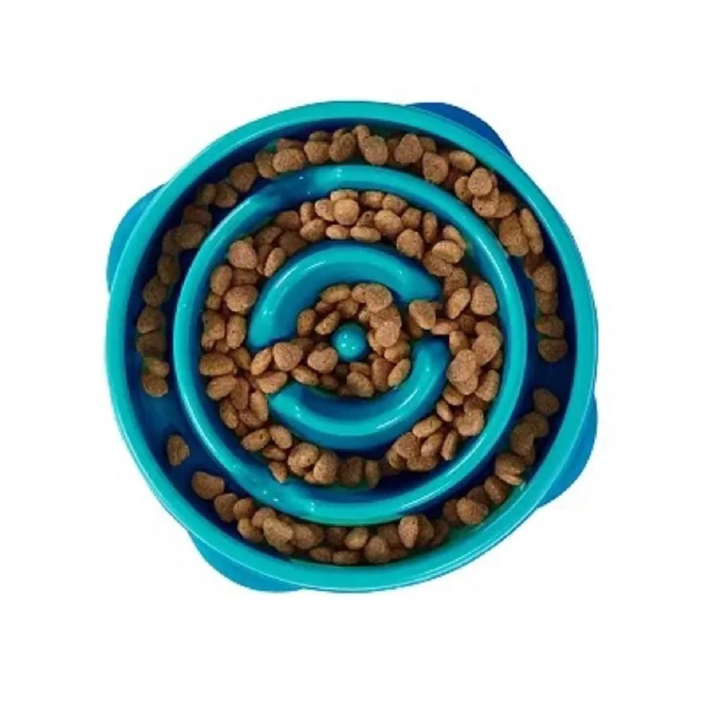 Outward Hound Fun Feeder dog bowls feature meal-lengthening ridges to help slow